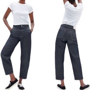 Everlane Dark Blue Straight Leg Jeans